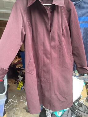 Jacqueline Ferrar Deep Wine Coat